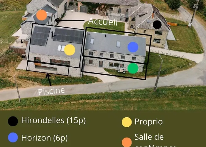 La Ferme D'auwez - Arbre De Vie - 4 Pers Avec Sauna Et Piscine Partagés Casa vacanze *